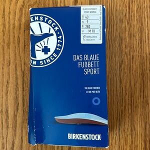 Birkenstock Blue Footbed Casual Sport Insole Men Size 10